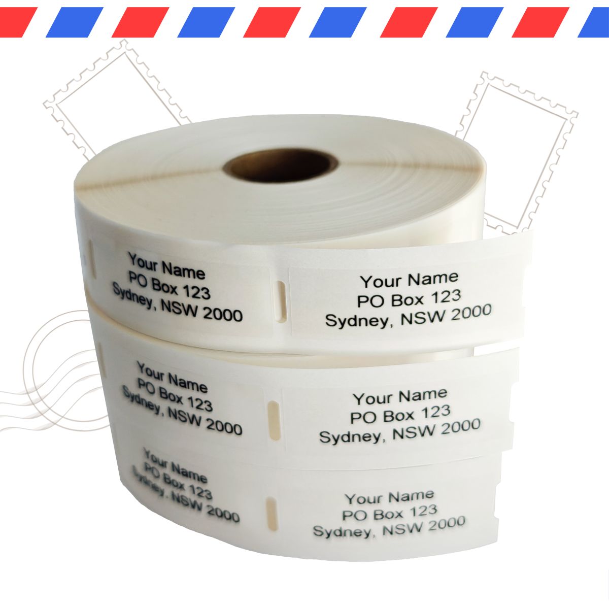 Clear Address Labels Roll