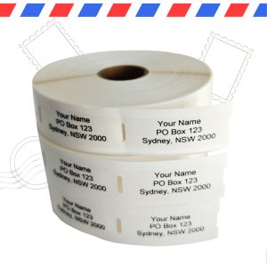 Clear Address Labels Roll