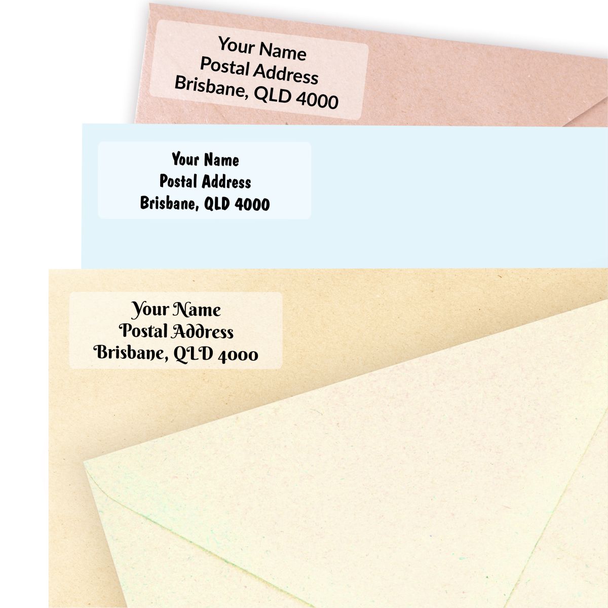 Clear Address Labels Roll