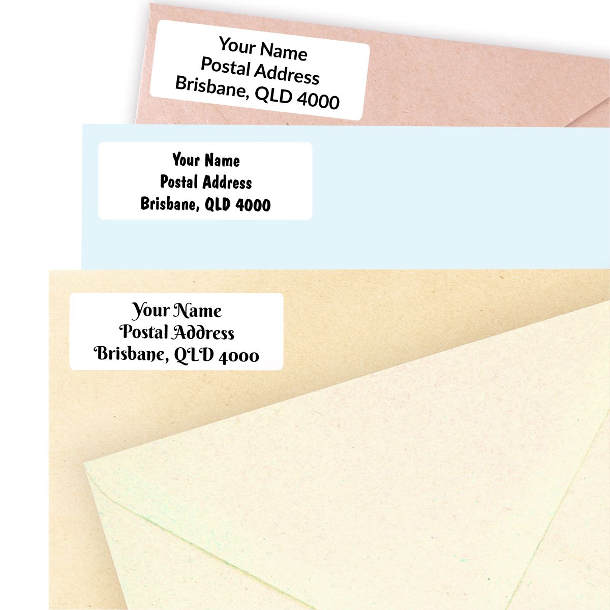 White Address Labels Roll