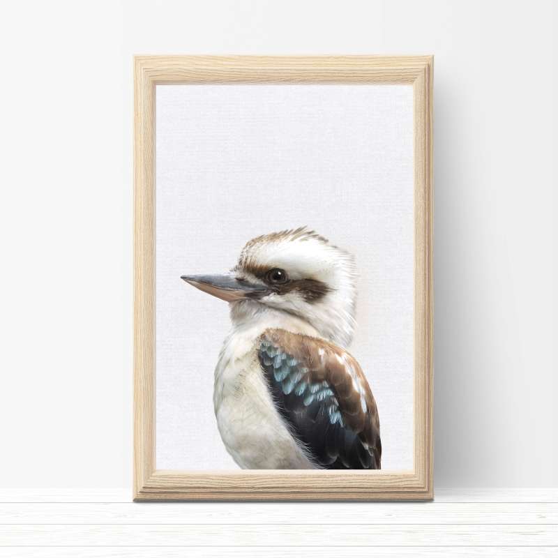 Kookaburra Wall Art Print for Nursery & Kids Bedroom